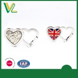 Double Heart Carabiner